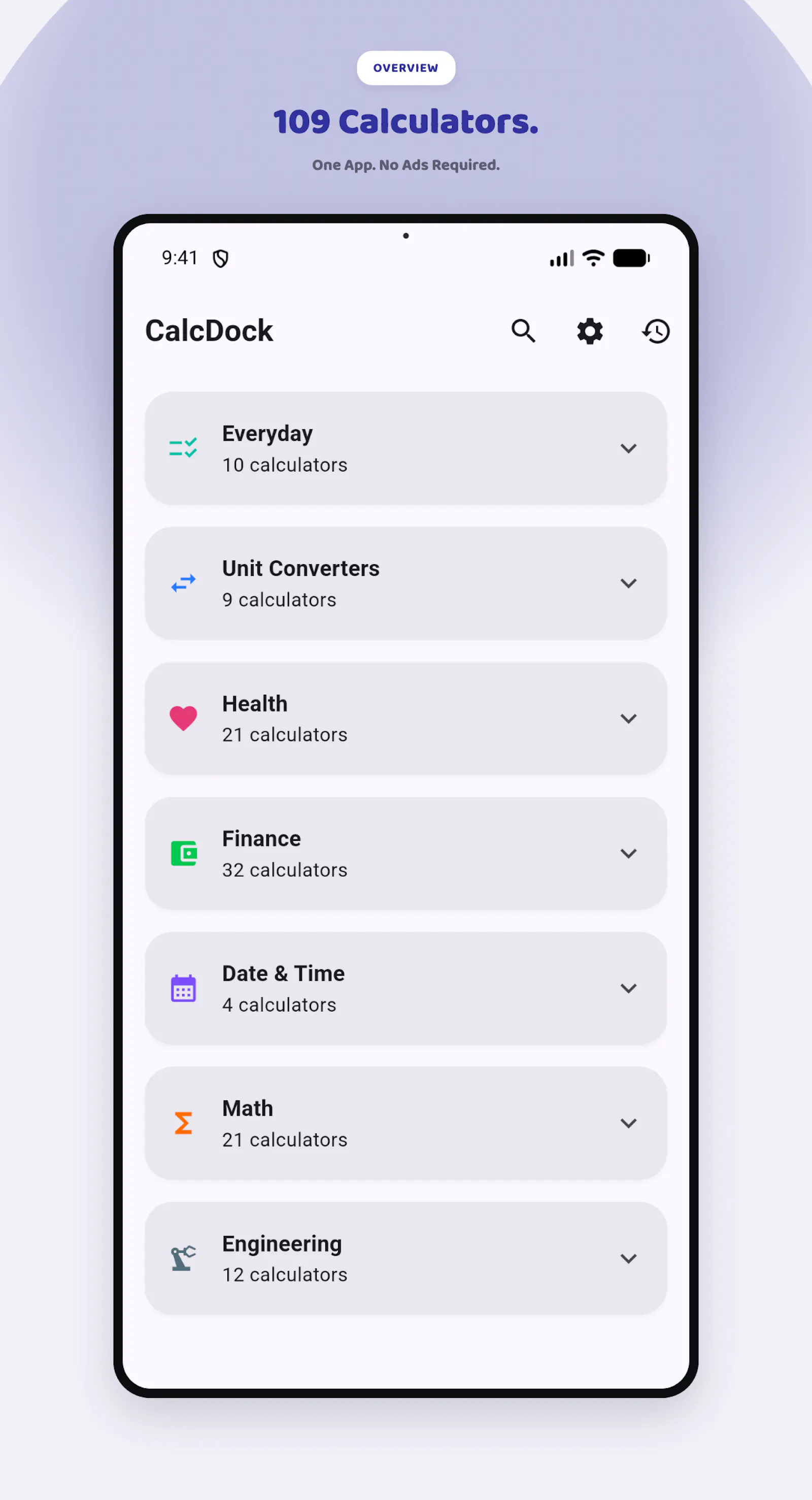 CalcDock: Calculators & Tools screenshot 1