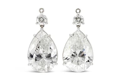 Compre aretes de gotas de diamantes de Harry Winston media 3
