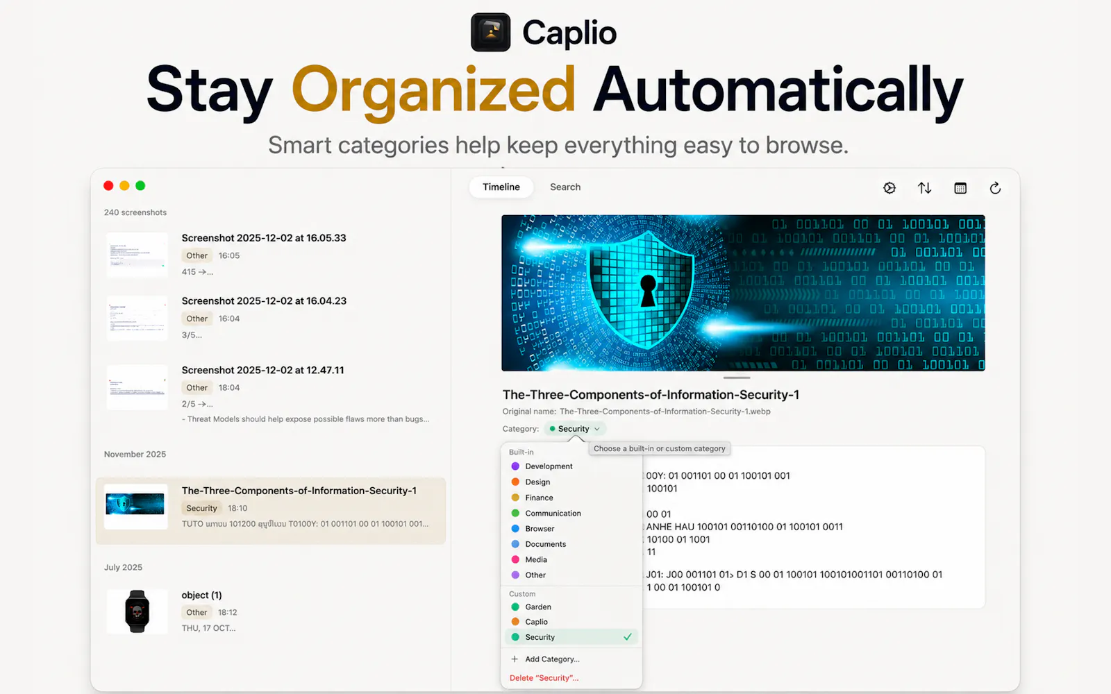 Caplio screenshot 8