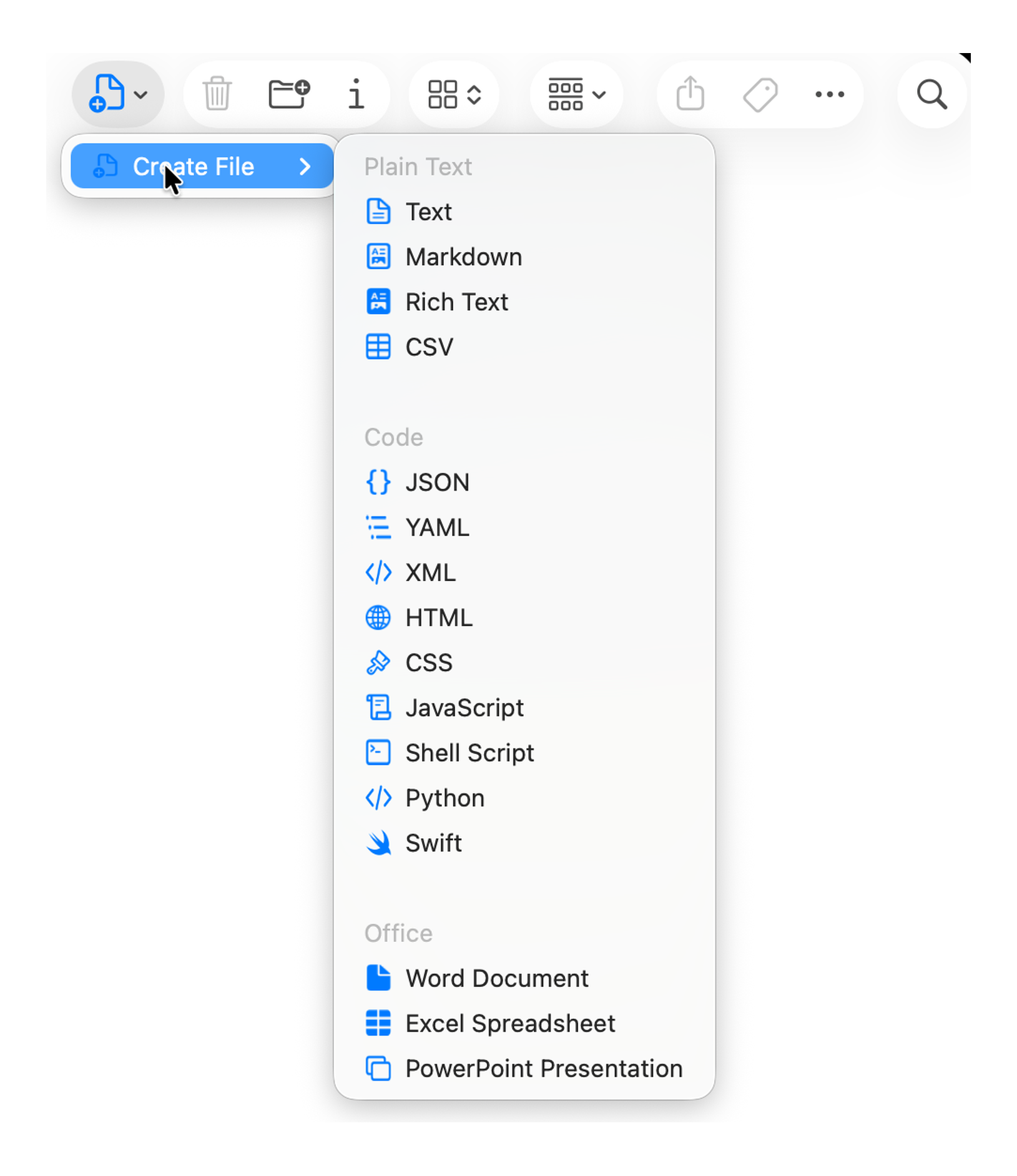 CreateFiles+ gallery image