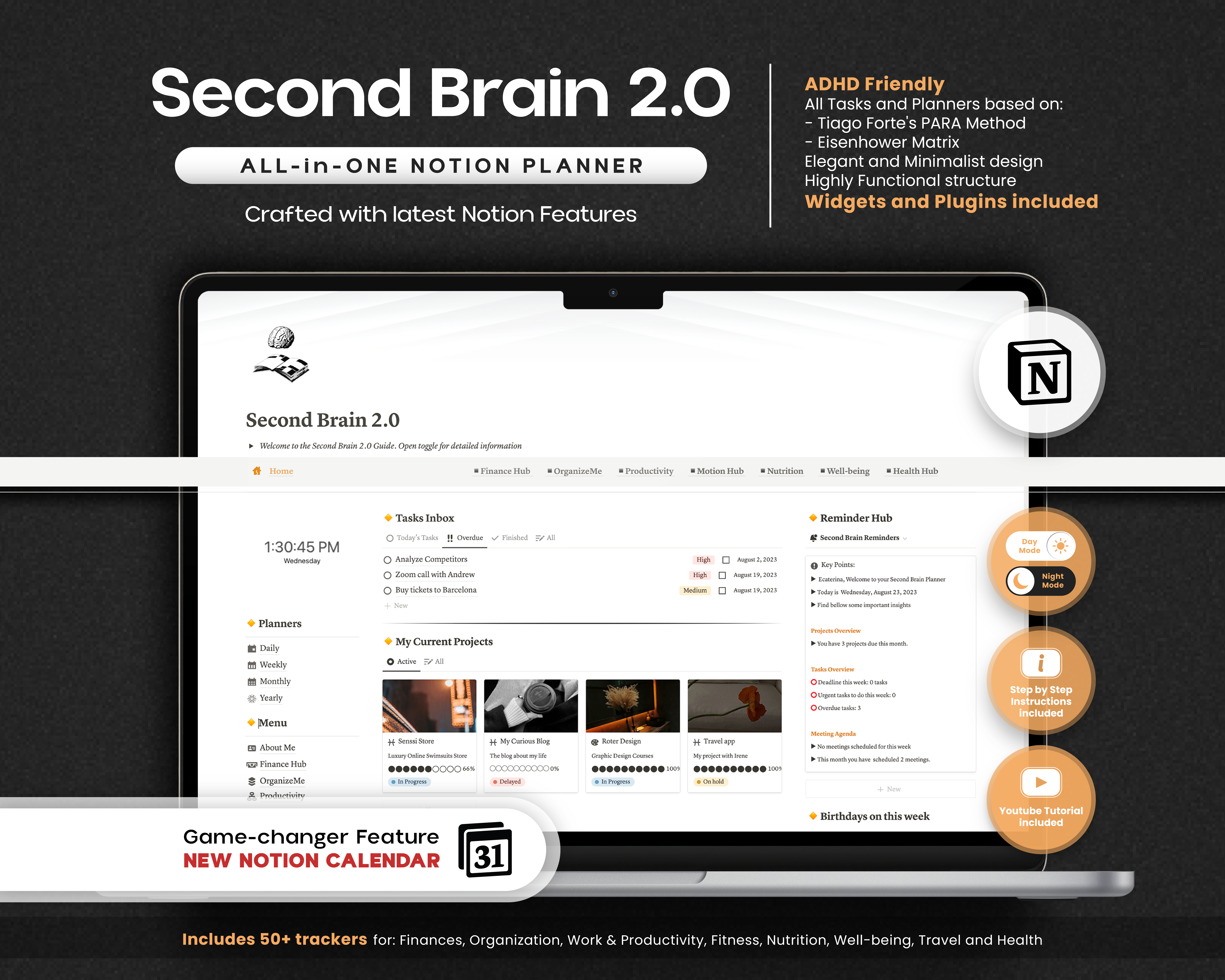 เทมเพลตความคิด Brain Brain 2.0