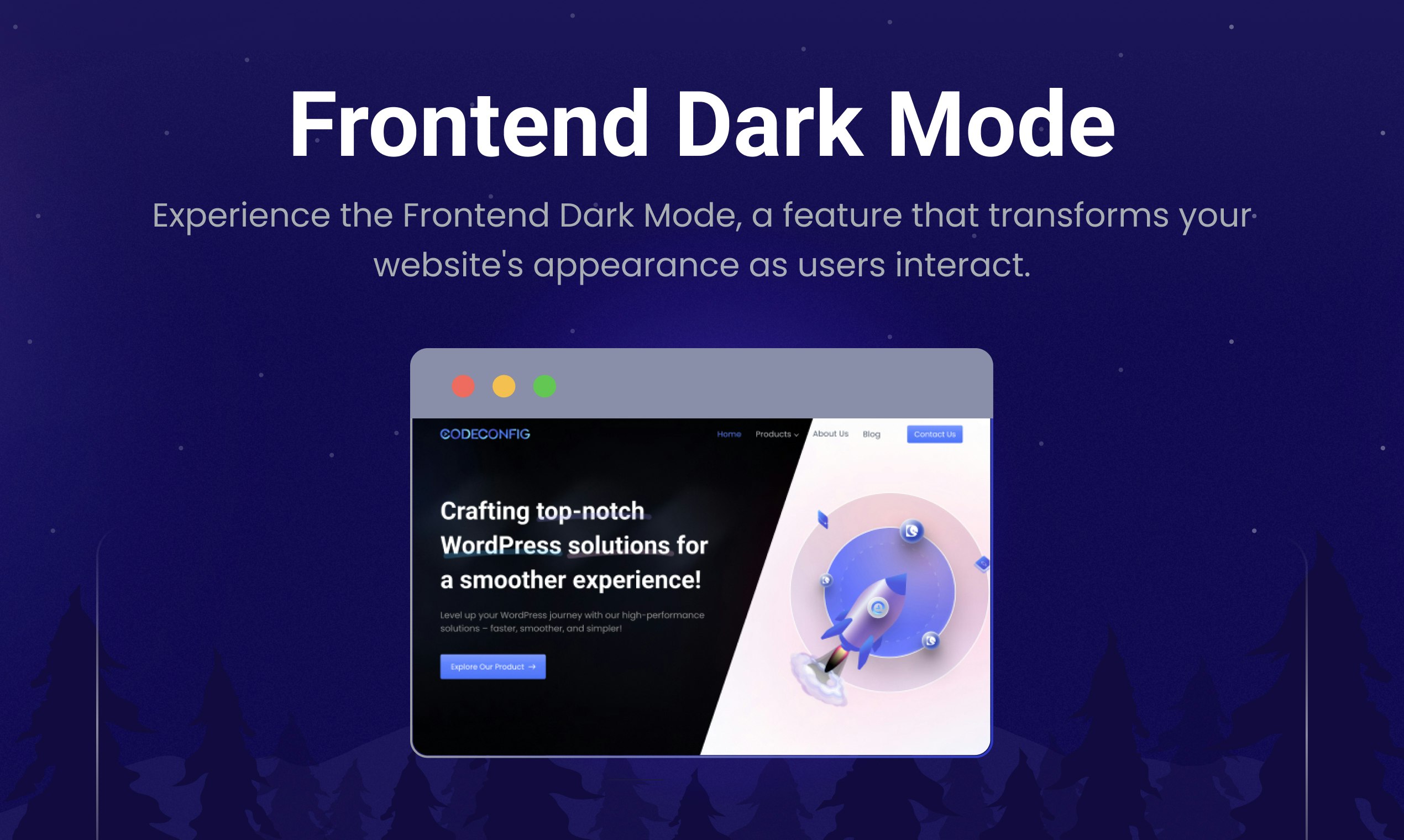 Media Dusky Dark Mode - Plugin mod gelap wordpress terbaik 2