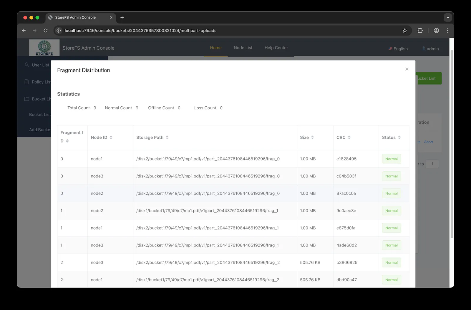 StoreFS screenshot 10