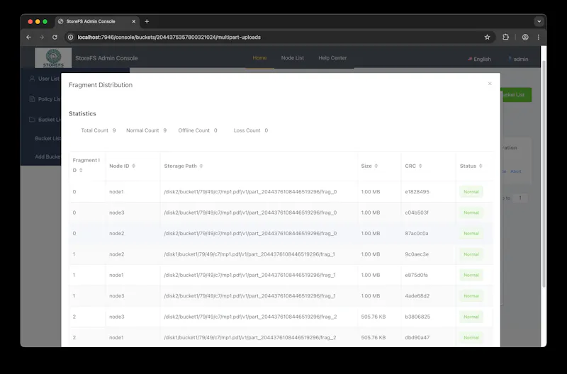 StoreFS screenshot 10