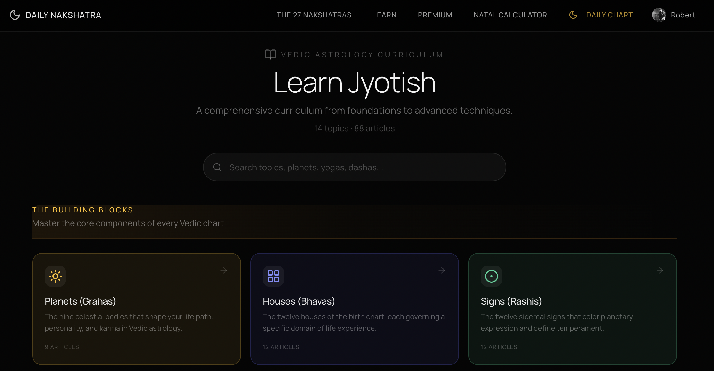Daily Nakshatra - Screenshot 3 showing product features and functionality