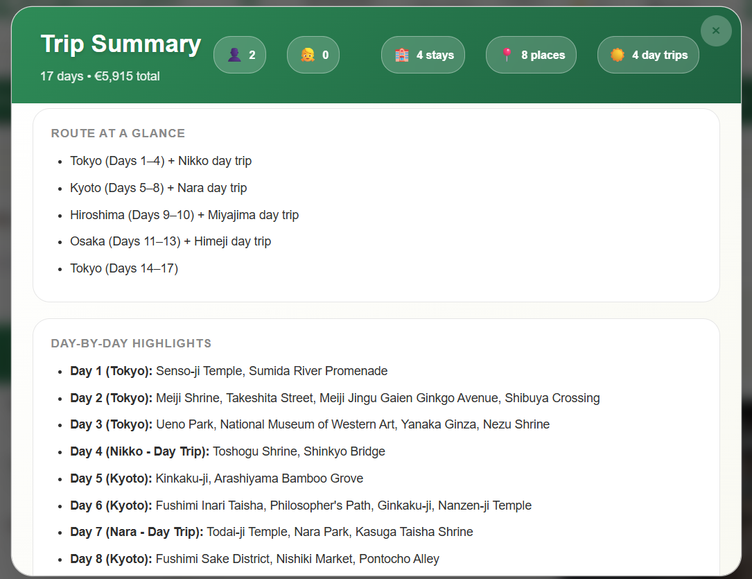 MyTripBlueprint gallery image