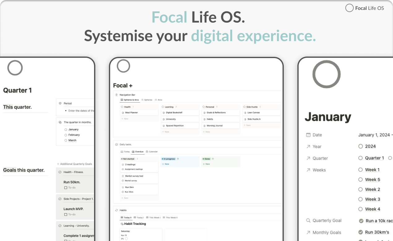 Focal Life OS gallery image
