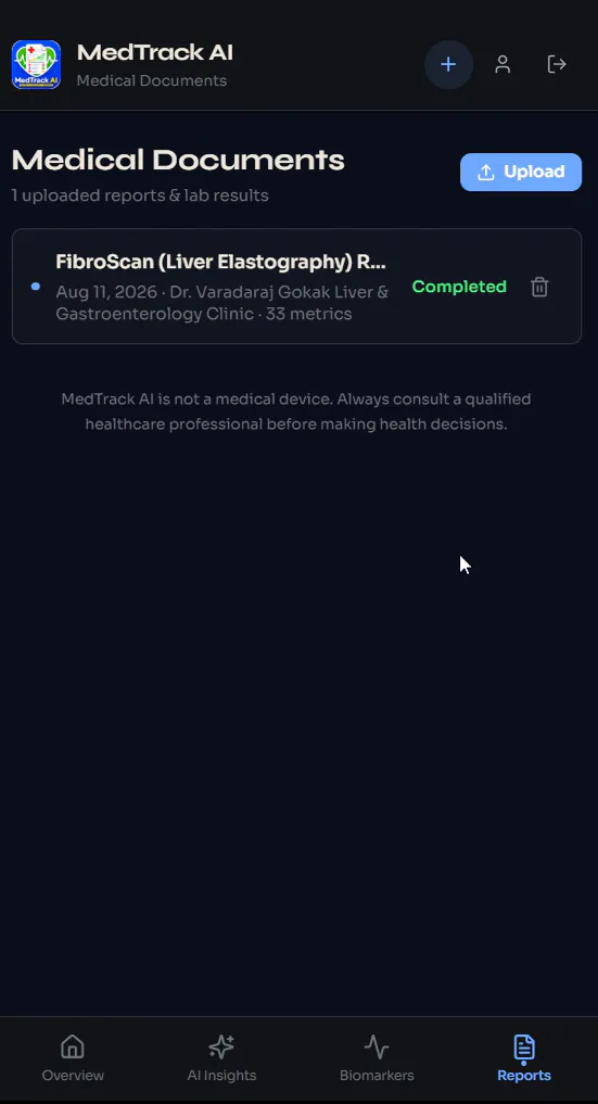 MedTrack AI gallery image