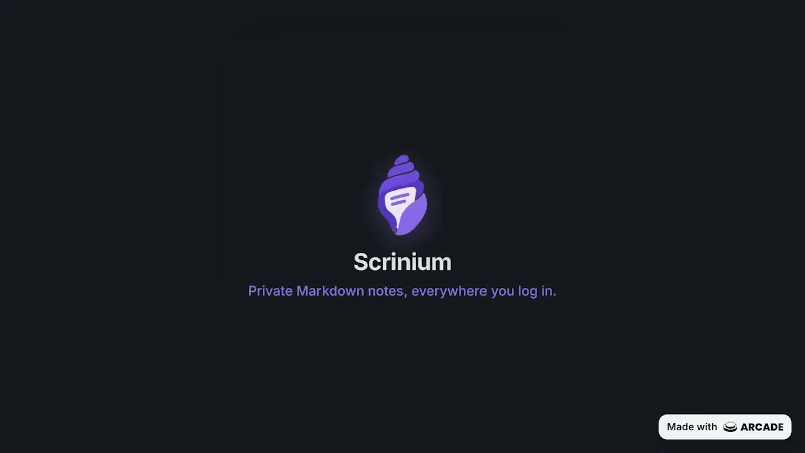 Scrinium screenshot 1 (video preview)