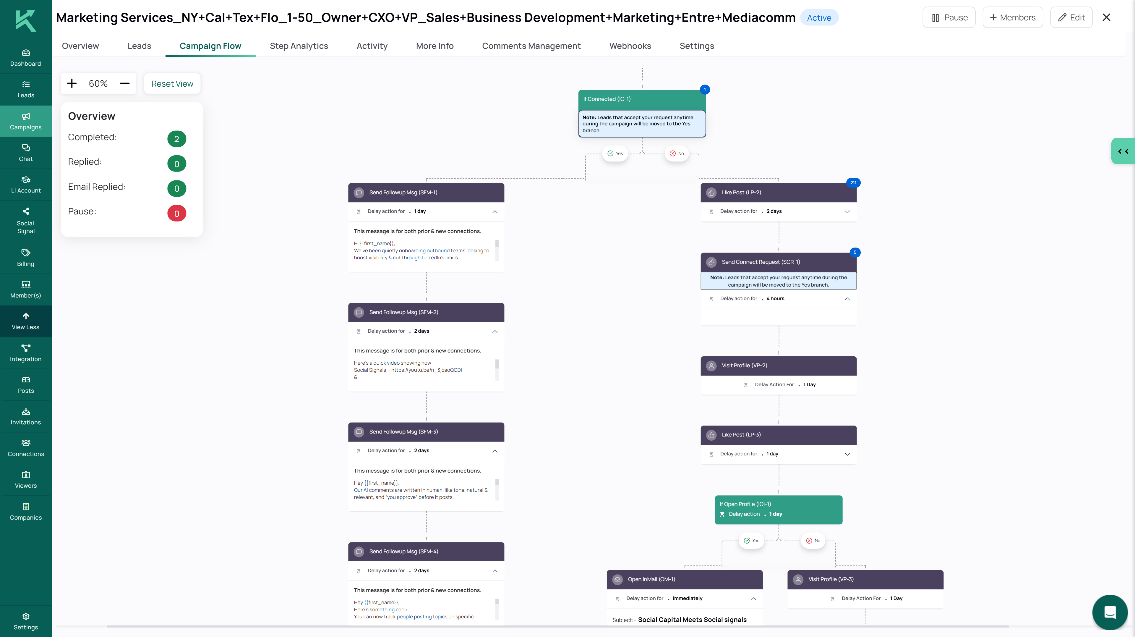 Konnector.ai – LinkedIn AI Outreach - Screenshot 2 showing product features and functionality