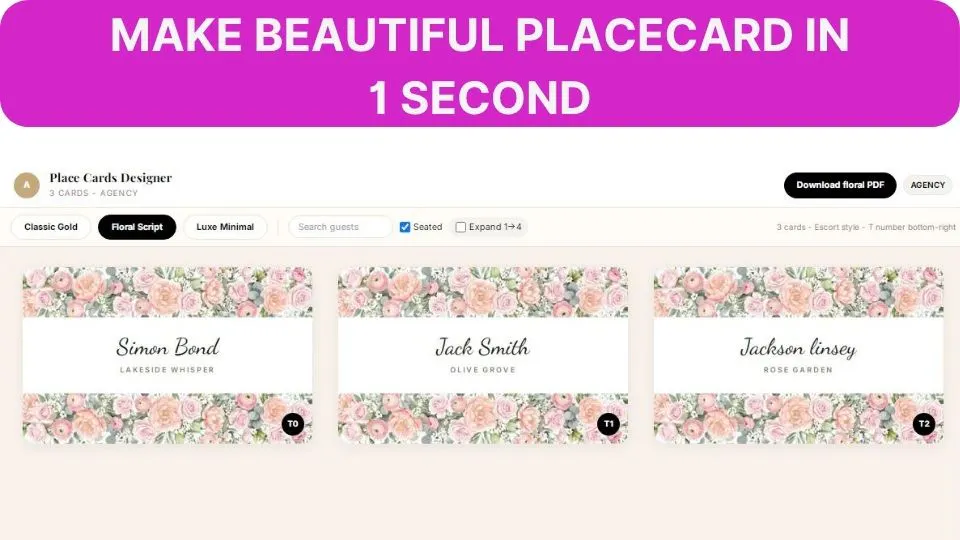 Atelier Seating- Wedding Chart Maker gallery image