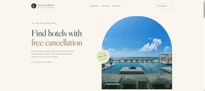 Hotels With Free Cancellation screenshot 1