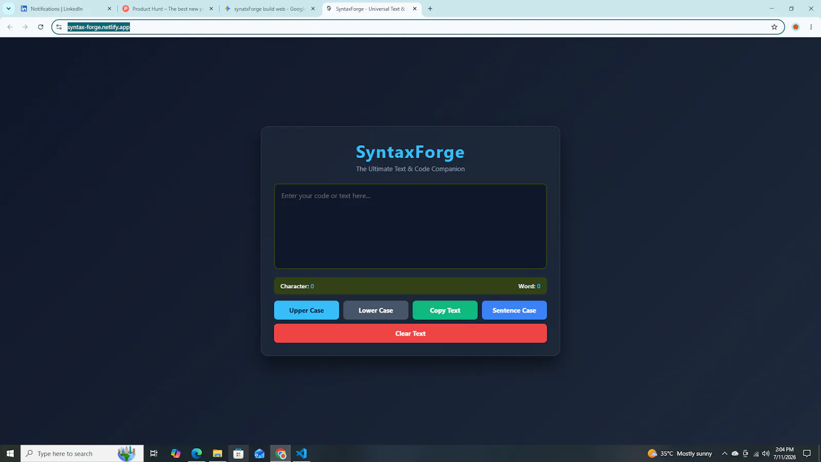 SyntaxForge screenshot 4