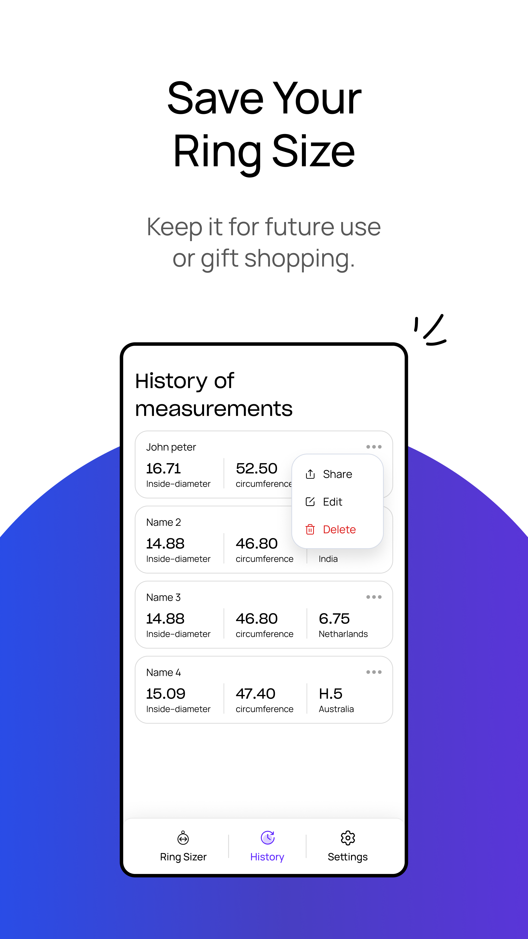 JustFitIt - Your Personal Ring Sizer - Finding the perfect ring size has never been easier! media 3