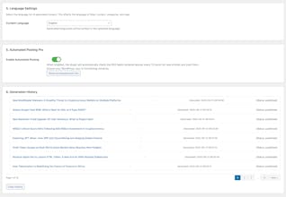 RSS2Post AI Wordpress Plugin gallery image