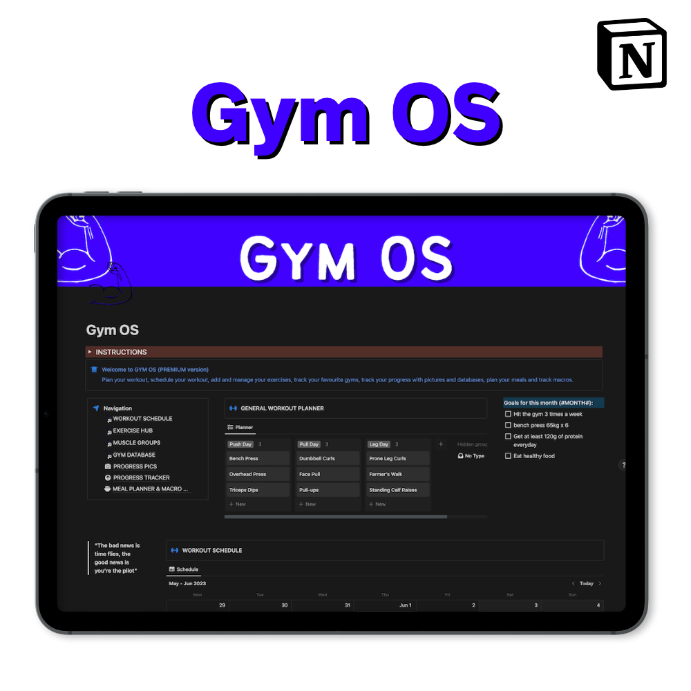 Gym OS | Notion template logo