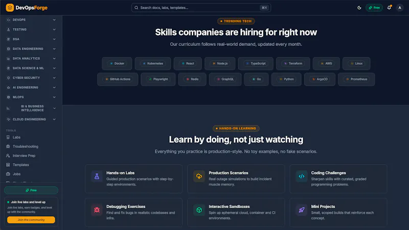 DevOpsForge screenshot 4