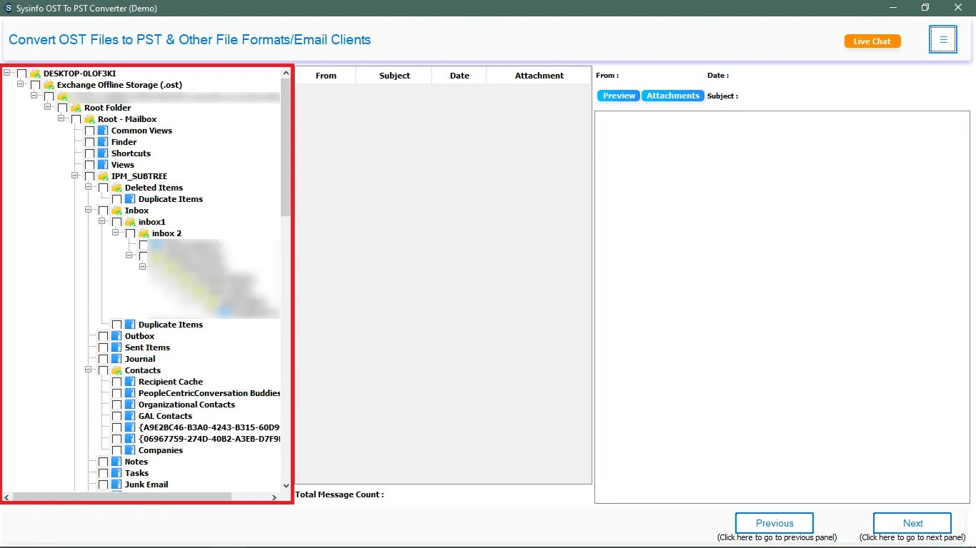 Média MailConverterTools OST à ​​PST Converter 3