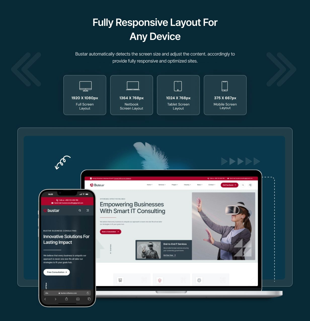 Média bousiller - Consulting Business WordPress Thème 6