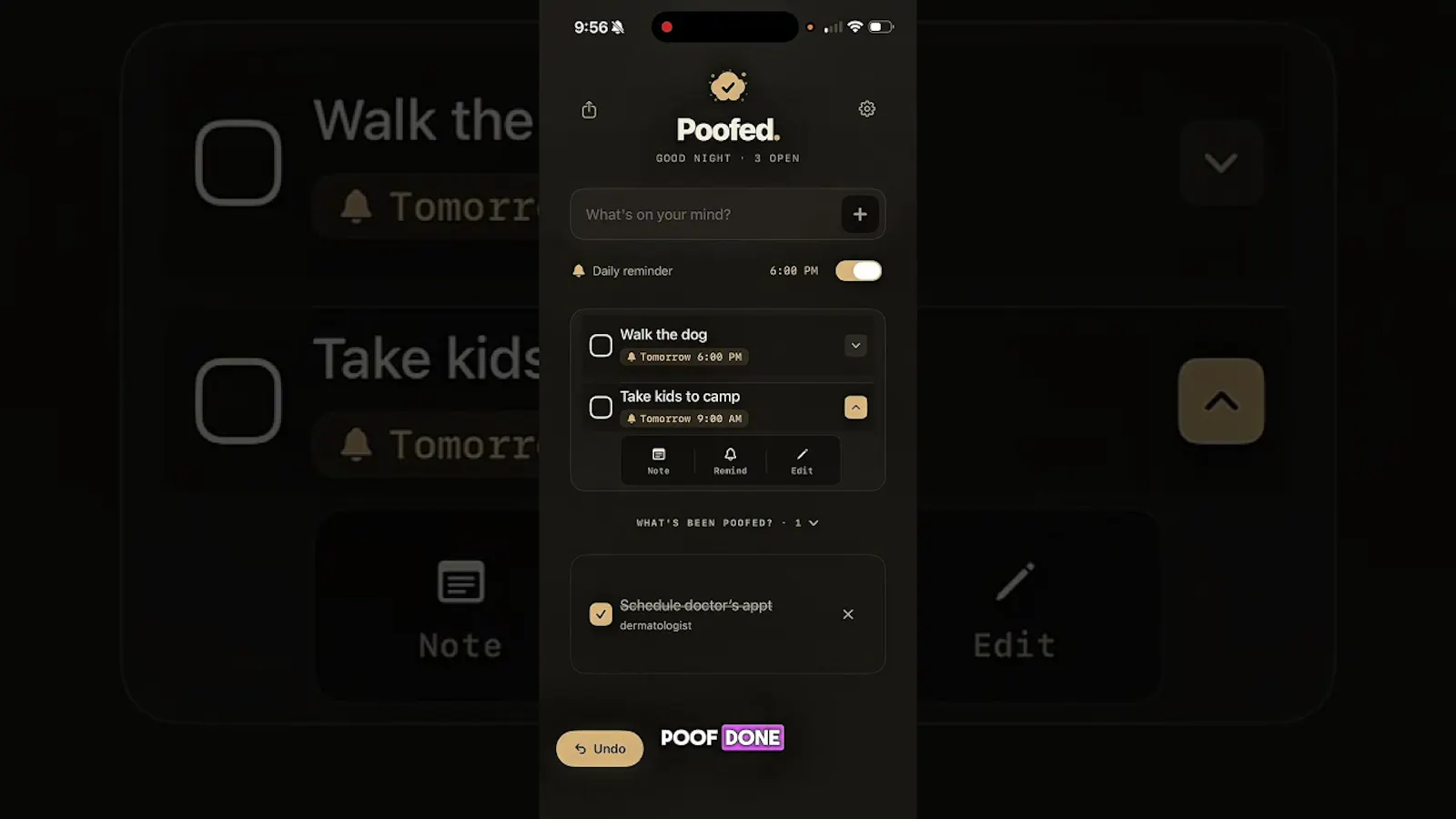 Poofed screenshot 1 (video preview)