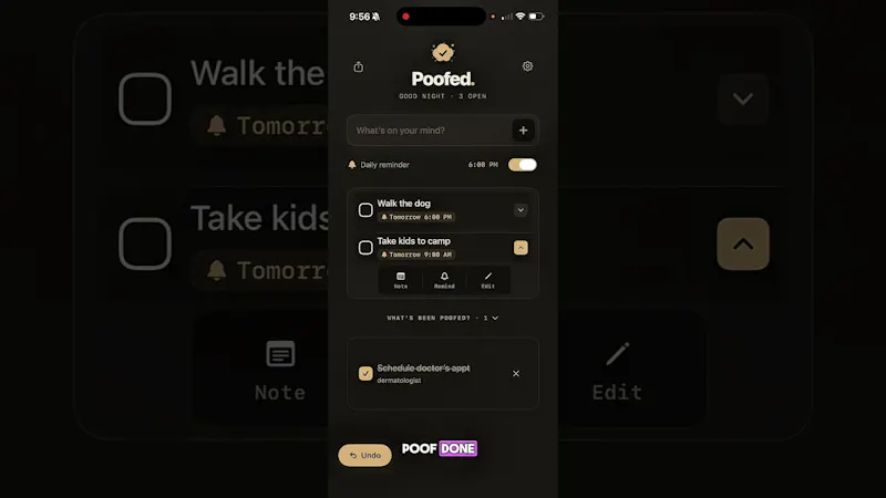 Poofed screenshot 1 (video preview)