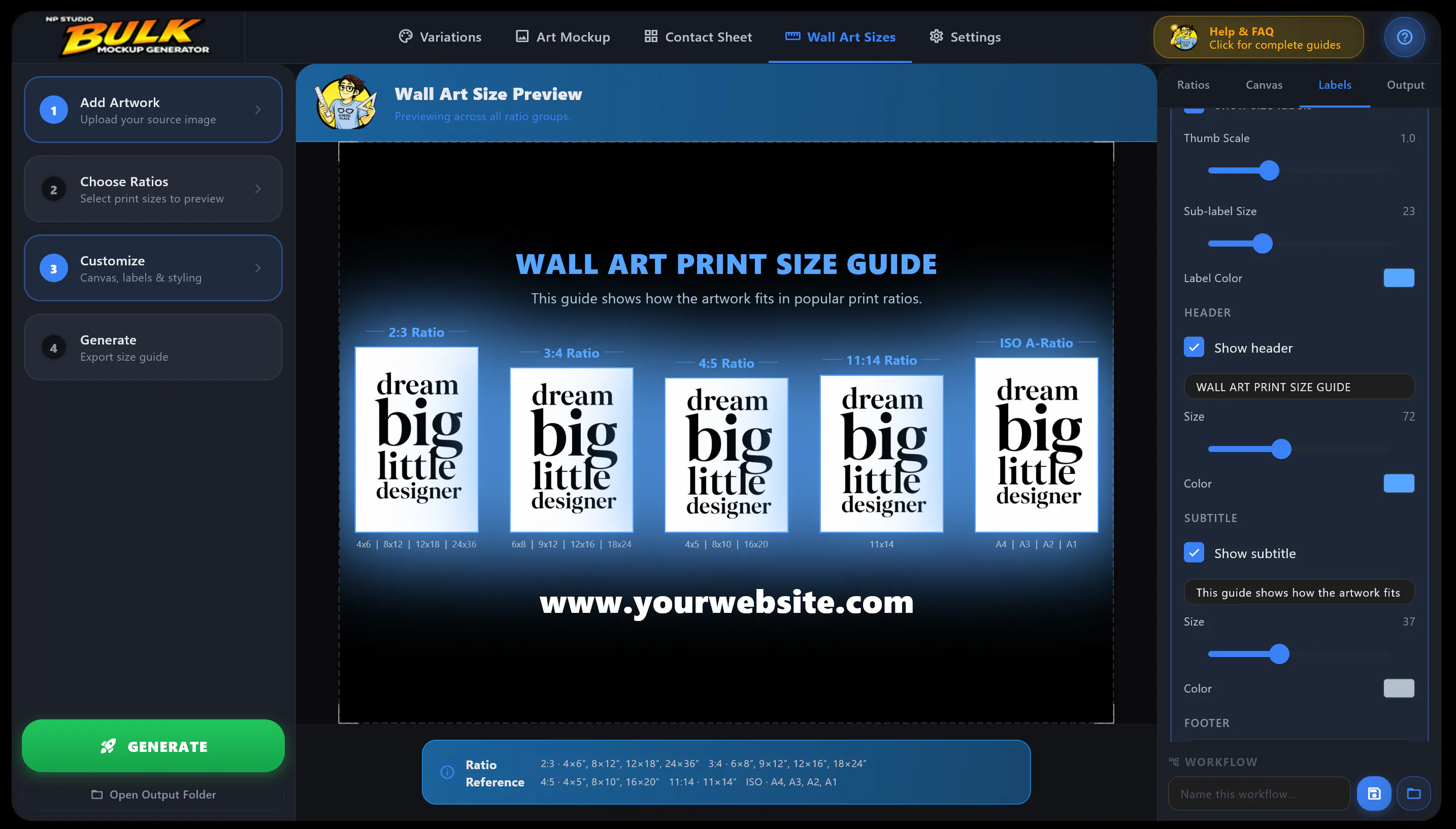 NP Studio – Bulk Mockup Generator screenshot