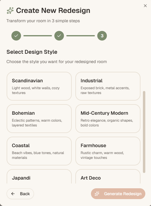 RoomGlow - Screenshot 2 showing product features and functionality