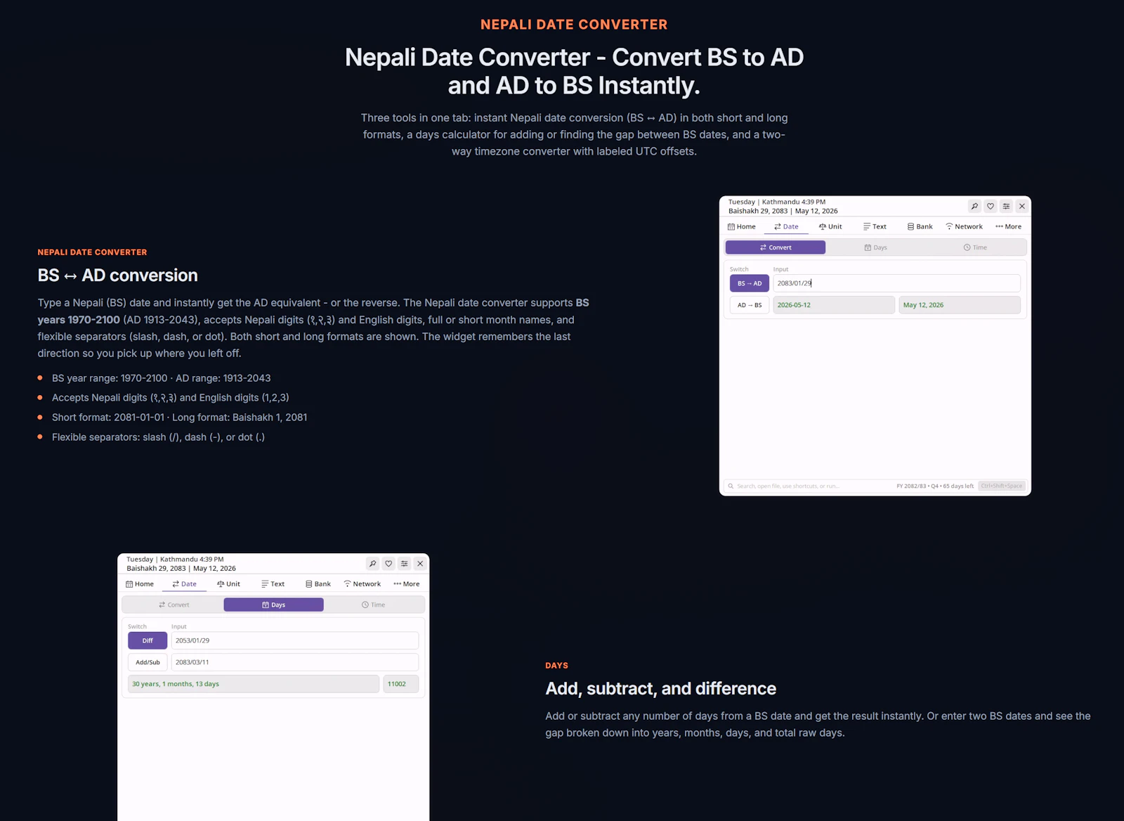 Nepali Calendar For PC - NepDate Widget screenshot 3