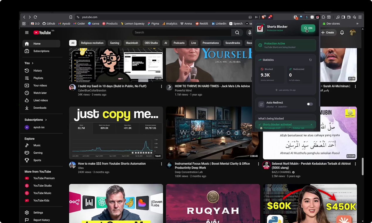 YouTube Shorts Blocker gallery image