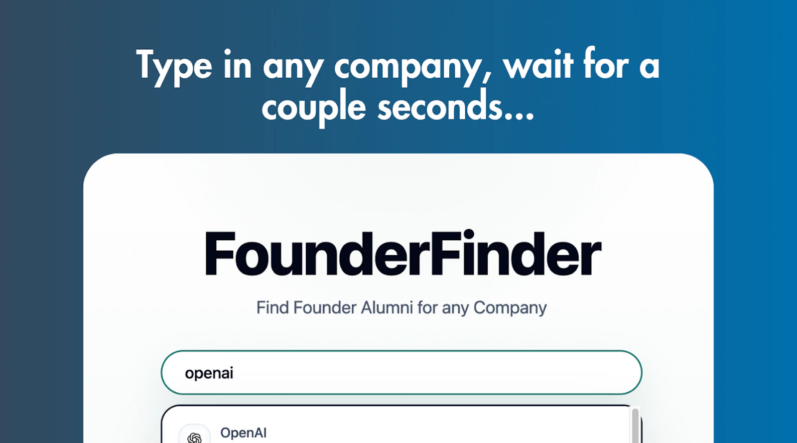Alumni Founder screenshot 2