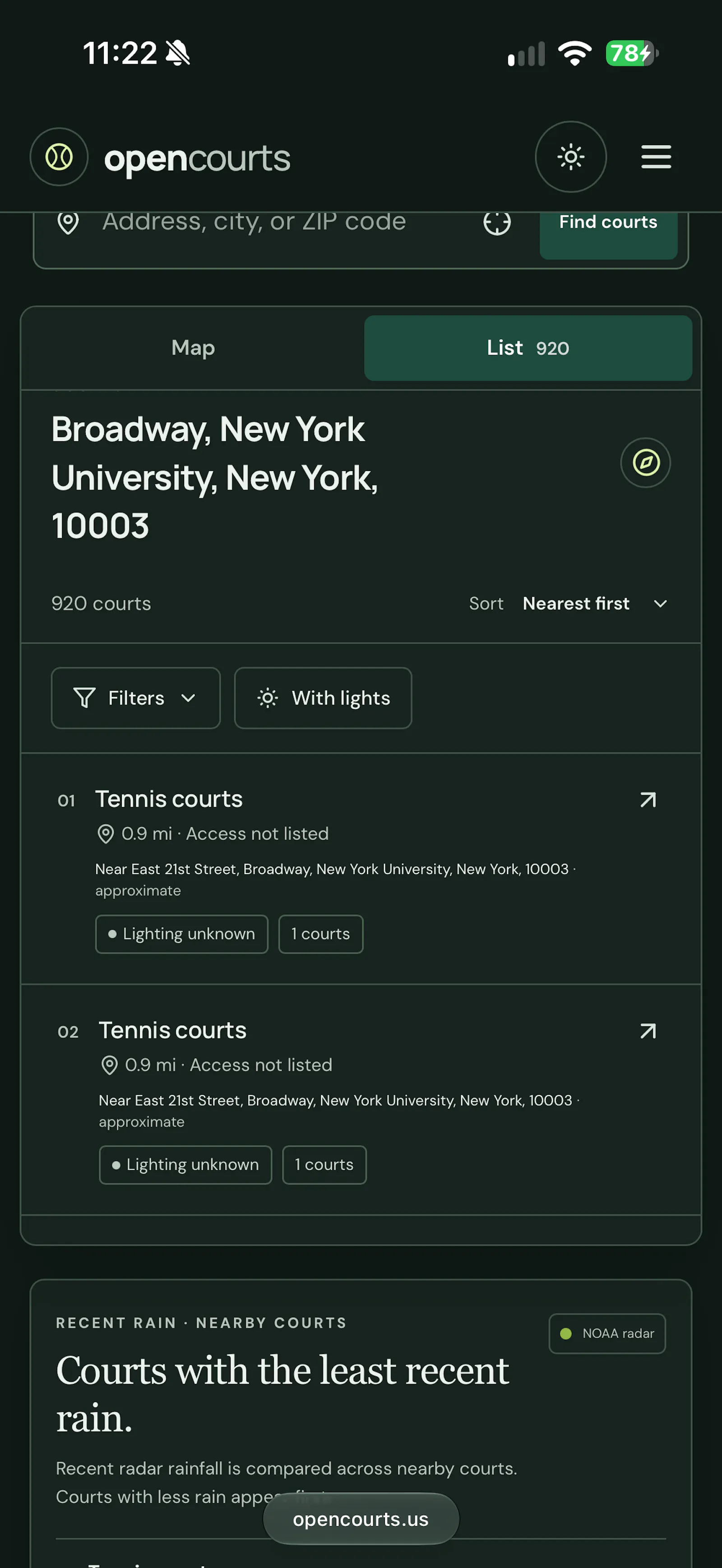 OpenCourts screenshot 5