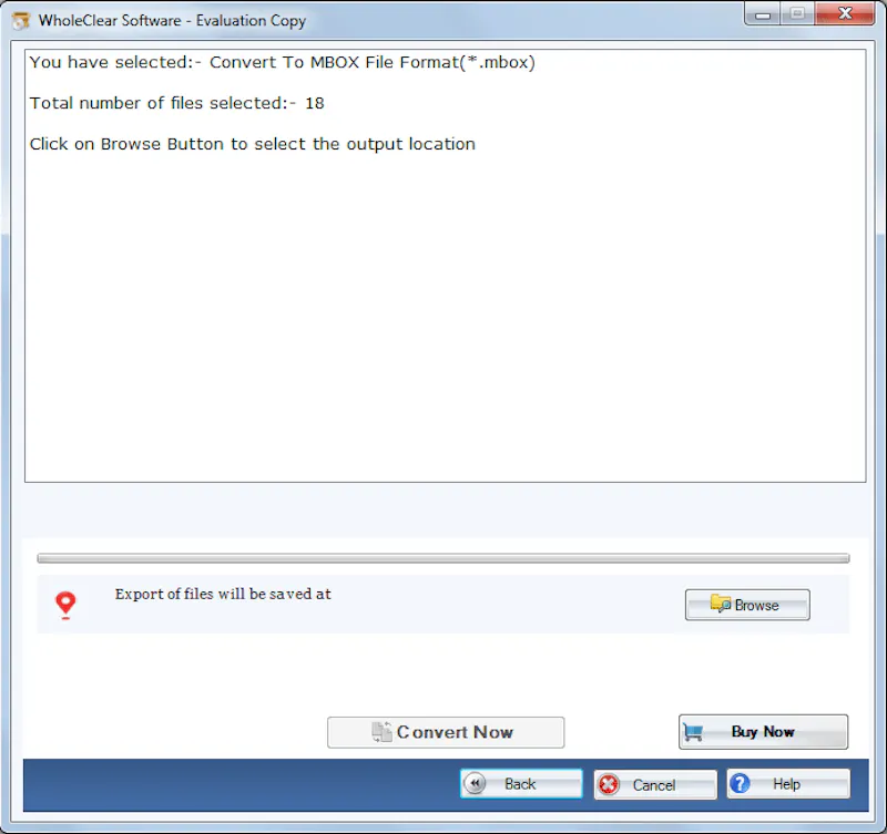 WholeClear MSG to PDF Converter screenshot 4
