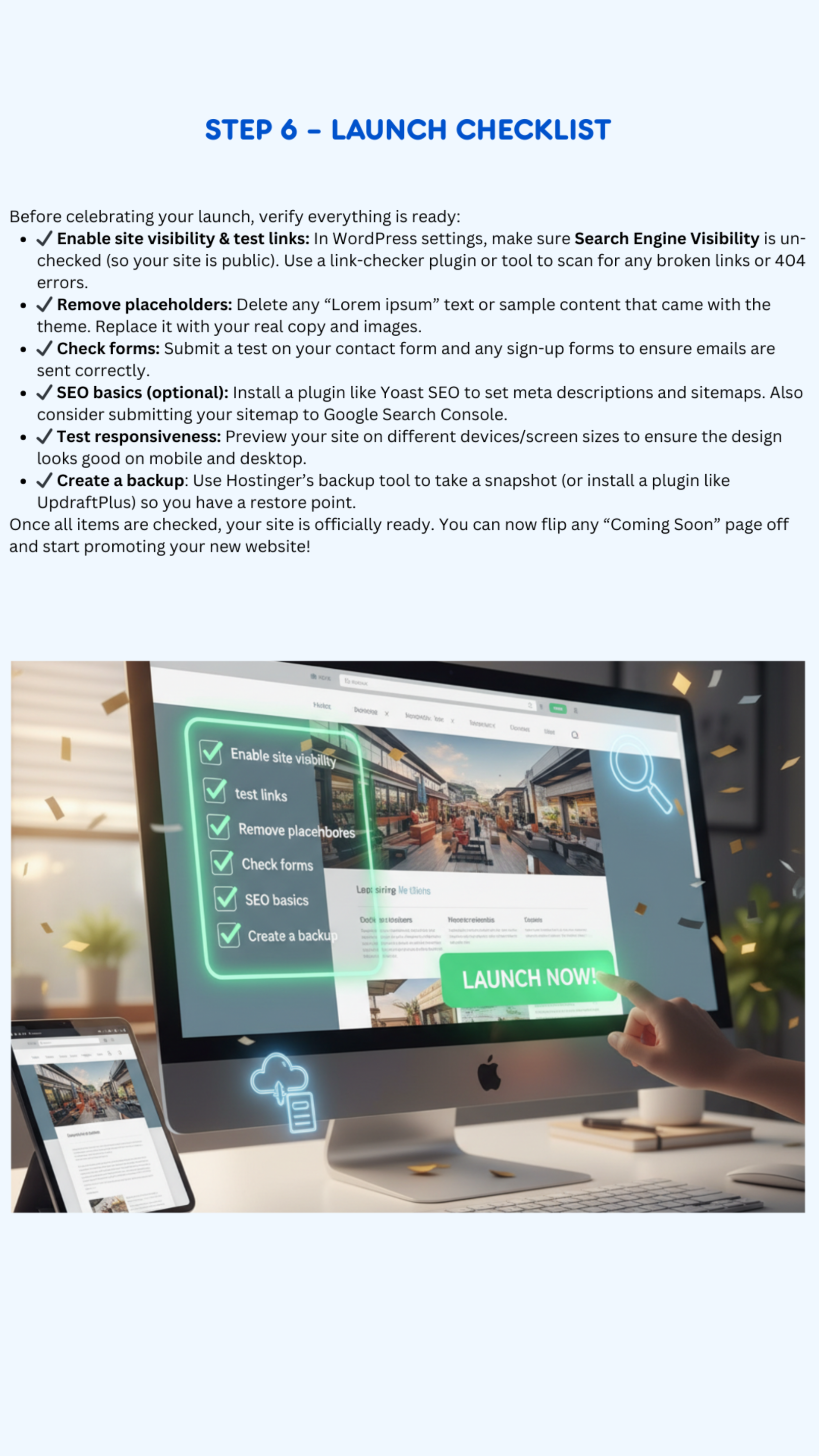 Média Guide Step Hostinger - PDF étape par étape gratuit pour lancer votre premier site Web en 2025 3