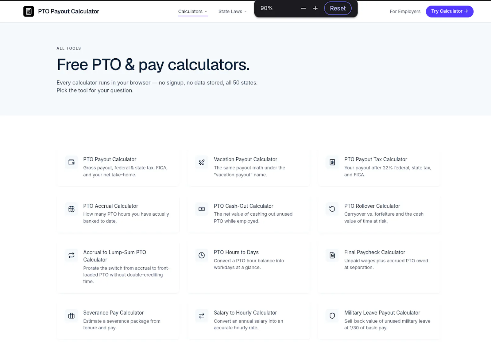 PTO Payout Calculator screenshot 3