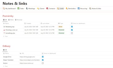 Freelancer's Workspace for Notion gallery image