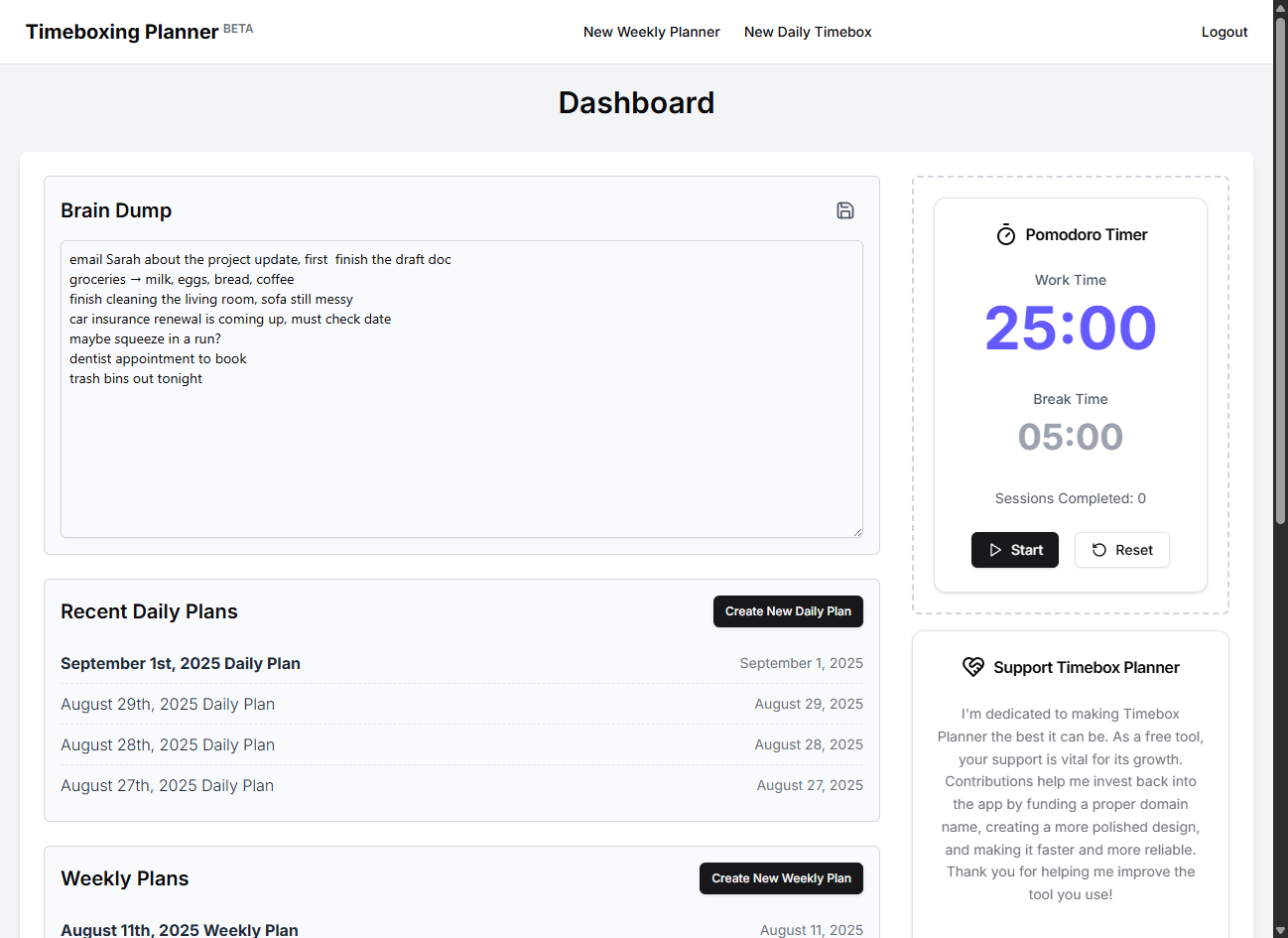 TimeBoxing -app - Mijn SaaS houdt me op het goede spoor, en het kan je ook op het goede spoor houden media 1