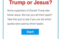 Trump or Jesus media 2