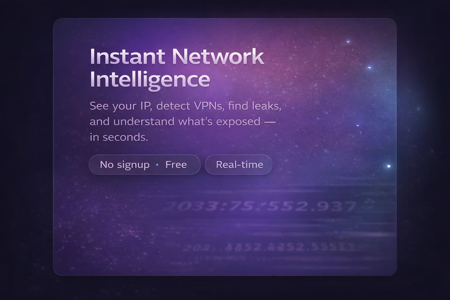 WhatsMyIPLive - Screenshot 2 showing product features and functionality