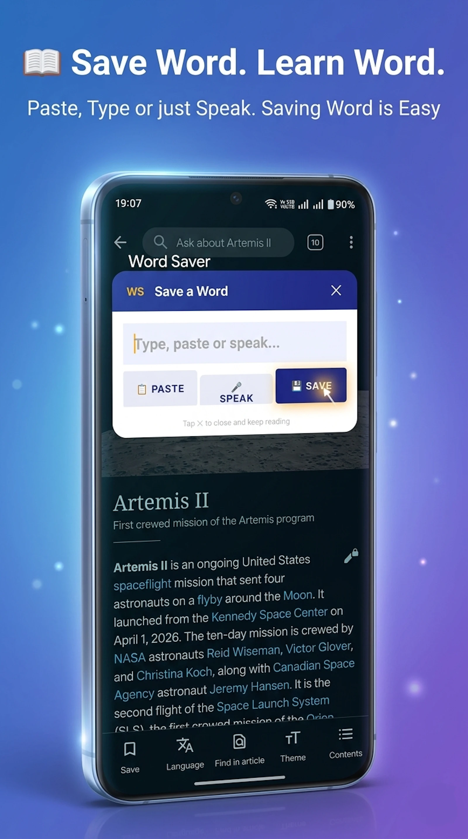 Word Saver screenshot 3