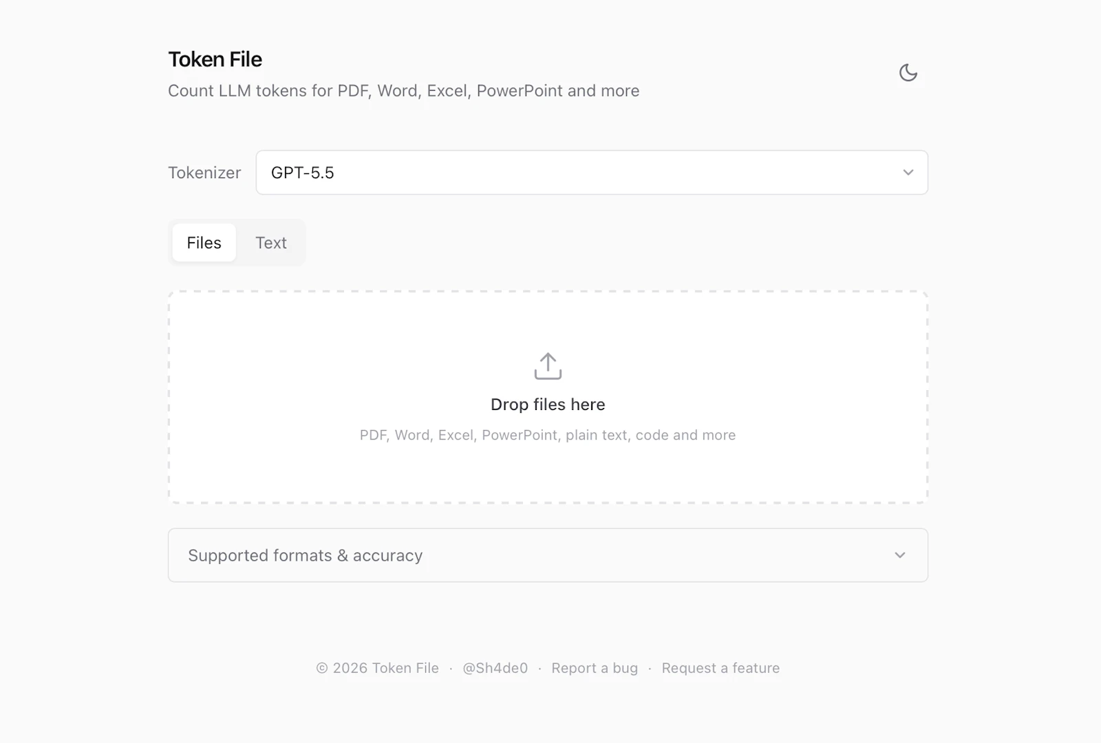 Token File screenshot 1