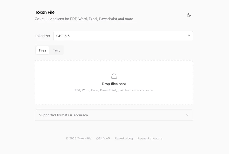 Token File screenshot 1