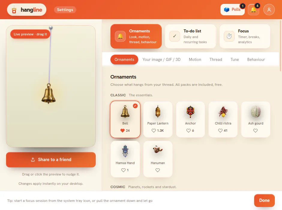HangLine Desktop App gallery image