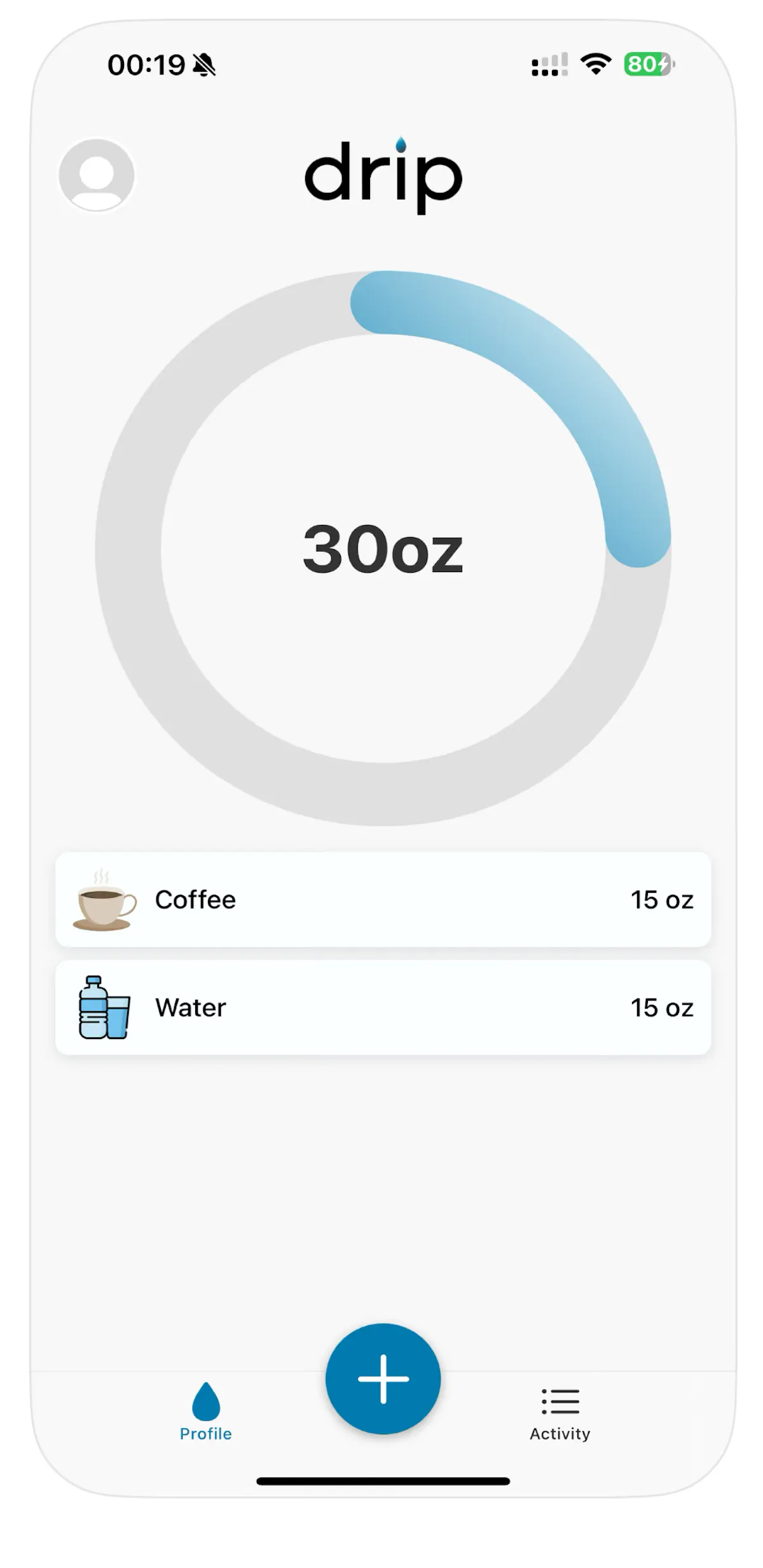 Drip Hydration Tracker