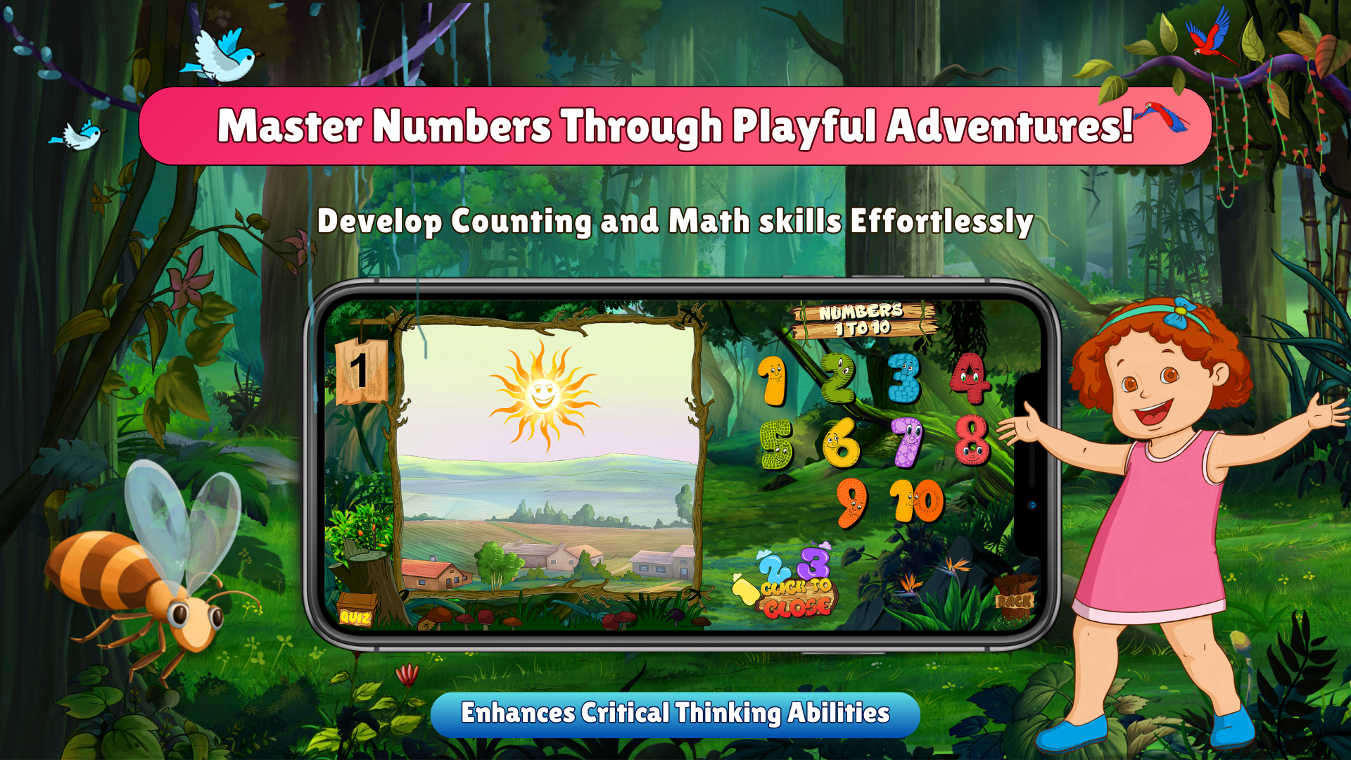 Média Mon monde de la jungle - Application d'auto-apprentissage animée interactive pour les enfants !!! 3