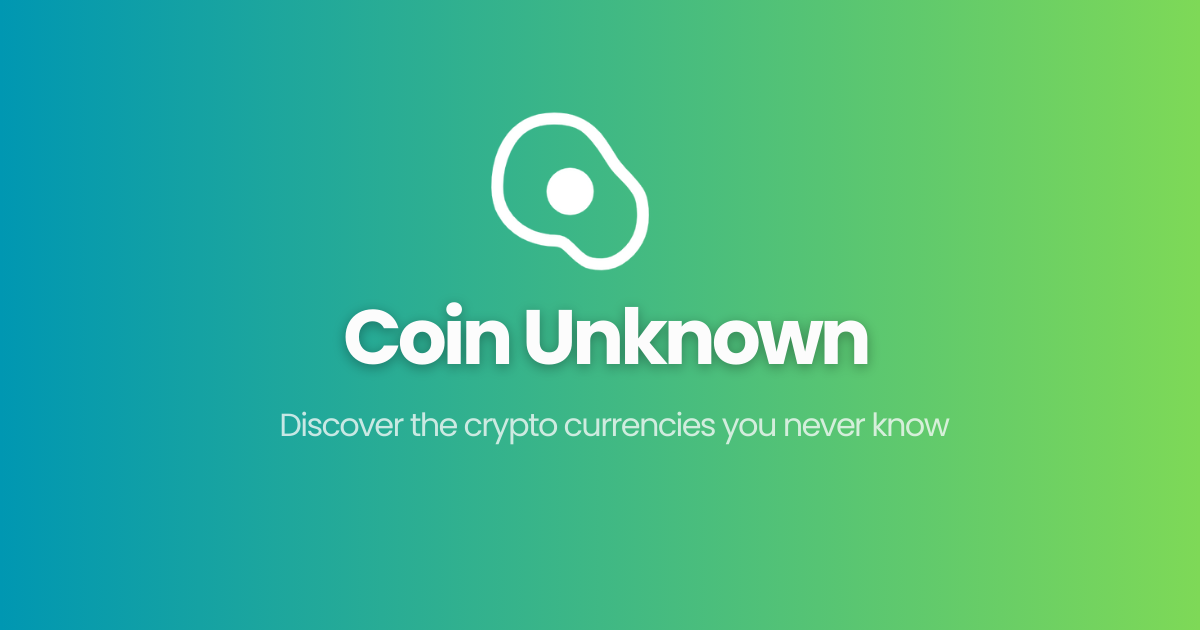 Kriptayı React & Keşfedin - Coinunknown - Asla bilmediğiniz kripto para birimlerini keşfedin medya 1