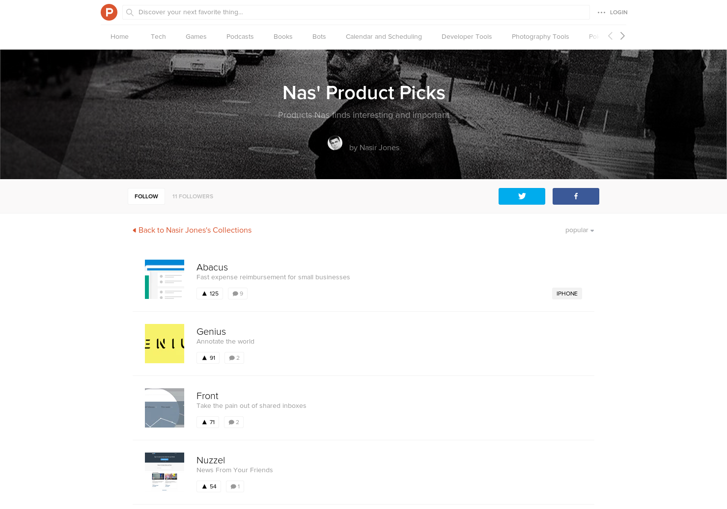 Nas Product Picks