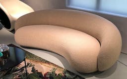 Cashew Curved 3 Seater Sofa media 3