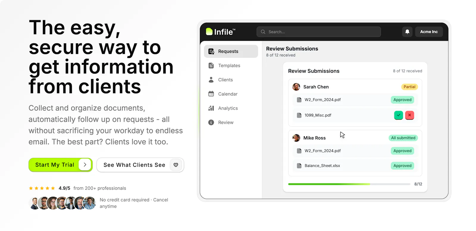 Infile screenshot 1
