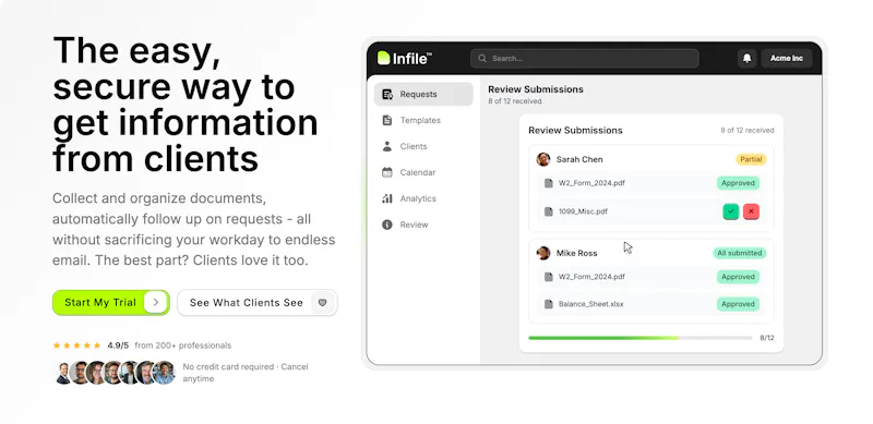 Infile screenshot 1