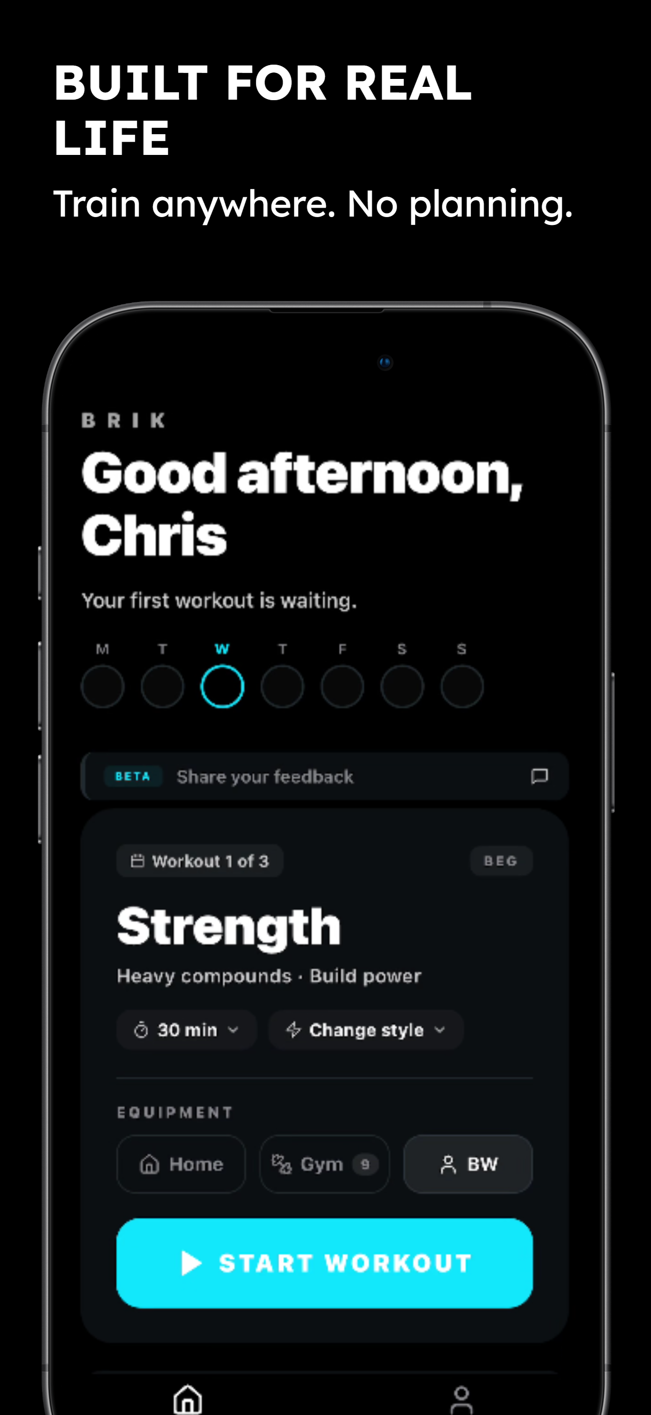 BRIK — HIIT & Hyrox Workout Generator gallery image